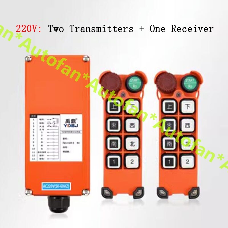 1PCS New F21-E2M-8 Industrial Hoist Wireless Remote Controller 2*Transmitters