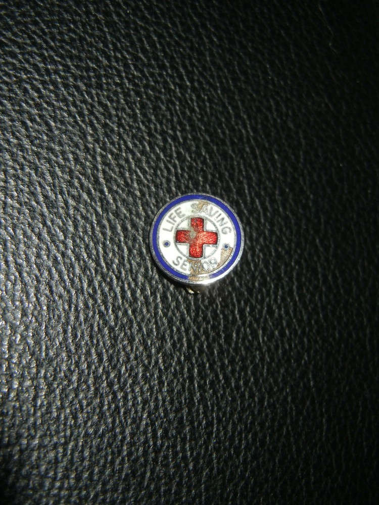 Antique Pin Life Saving Senior
