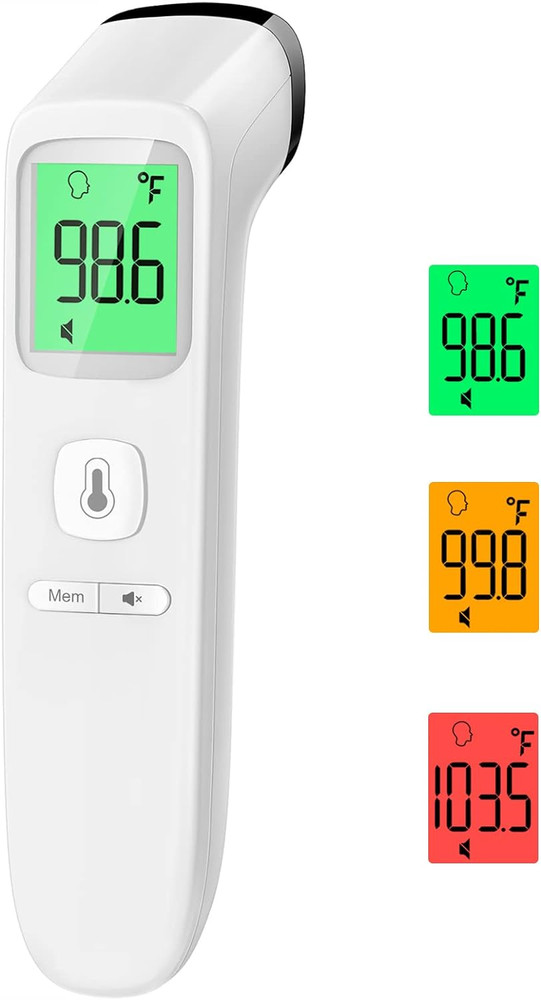 No-Touch Thermometer – Digital Forehead & Object Mode, FSA/HSA Eligible