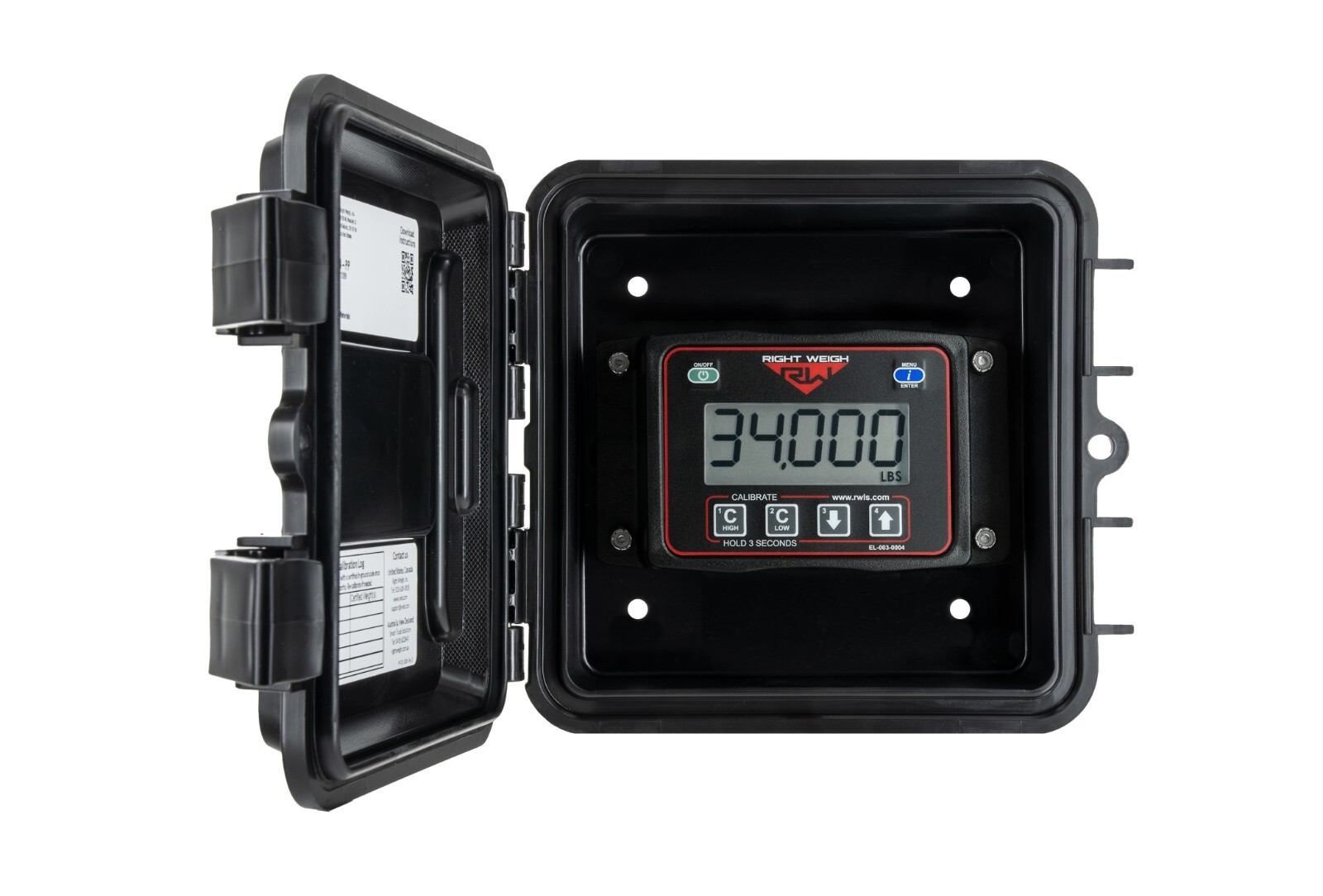 []Bluetooth™ Enabled Right Weigh 201-EBT-01B Exterior Digital Load Scale - 1 HCV