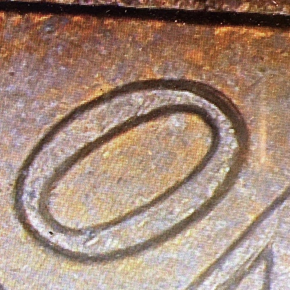 1964 Lincoln Memorial Cent Machine Doubling On Reverse Error!