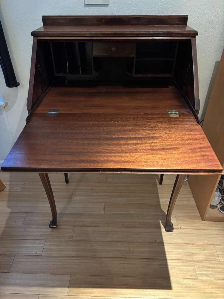 Antique Cherry Queen Anne Desk