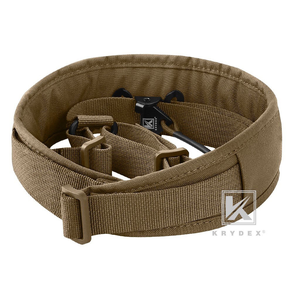 KRYDEX Tactical Sling Strap Modular Slingster Single Point Quick Adjust Coyote