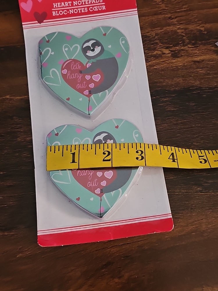 Heart notepads 8 Pc