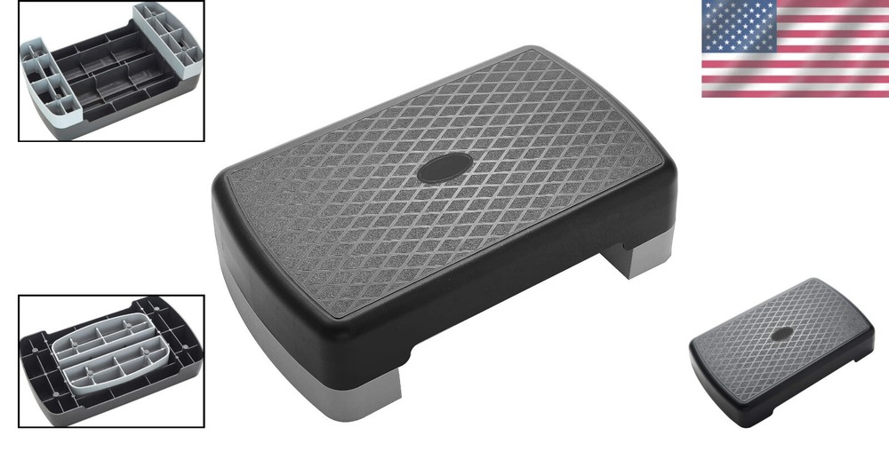 Versatile Adjustable Step Platform - 4 & 6 Inch for Effective Aerobic Training
