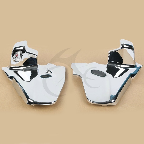 Chrome Engine Lower Side Covers Plastic Fit For Honda Goldwing GL1800 2001-2011
