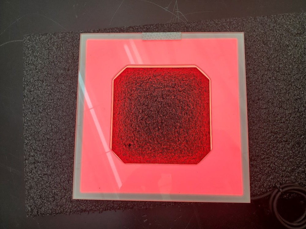 Wafer Inspection High Intensity Compact RED LED Light Illuminator 24VDC 210mm³