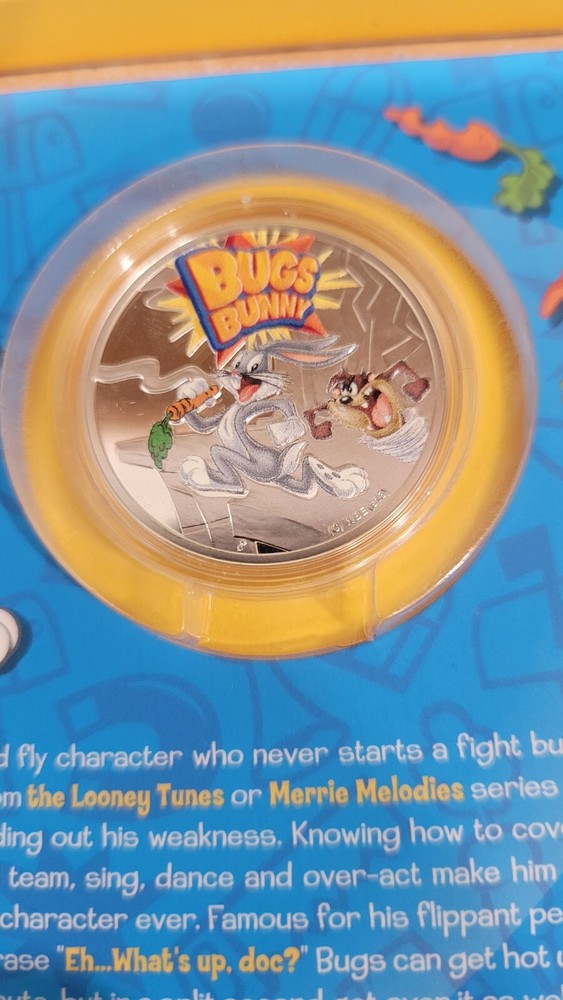 Mint Of Poland 2013 Bugs Bunny Silver Proof Coin