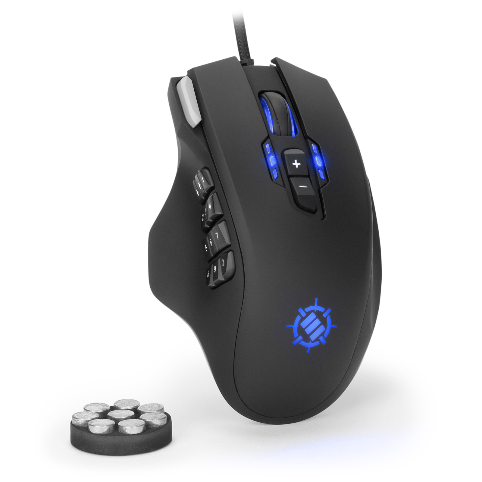 ENHANCE Theorem 2 MMO Gaming Mouse with 13 Programmable Side Buttons