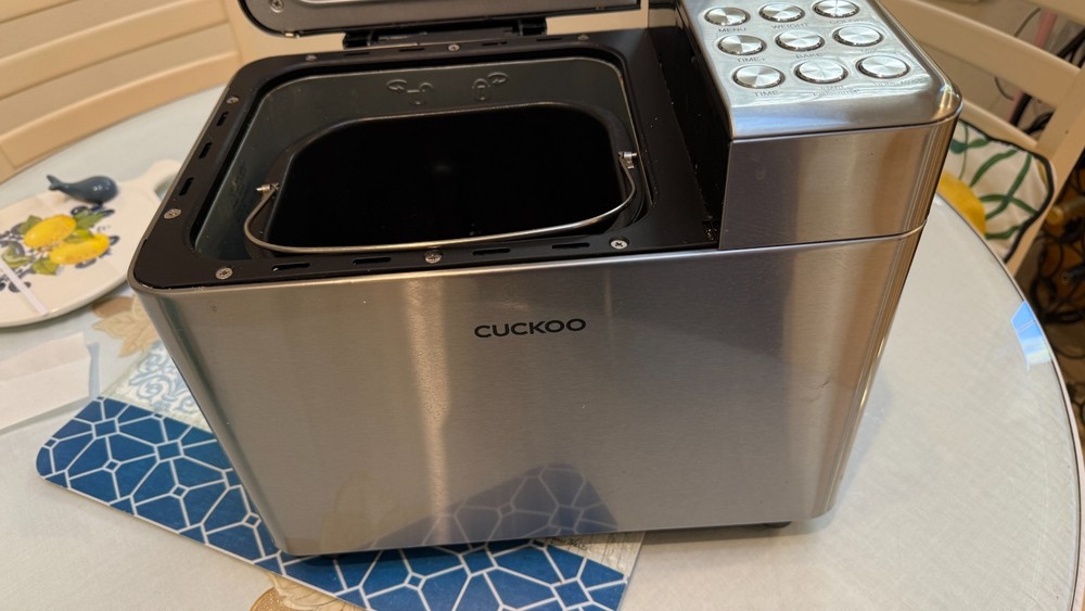 CUCKOO CBM-AAB101S 2 Lb Multi-Functional Bread Maker – 15 Menu Options