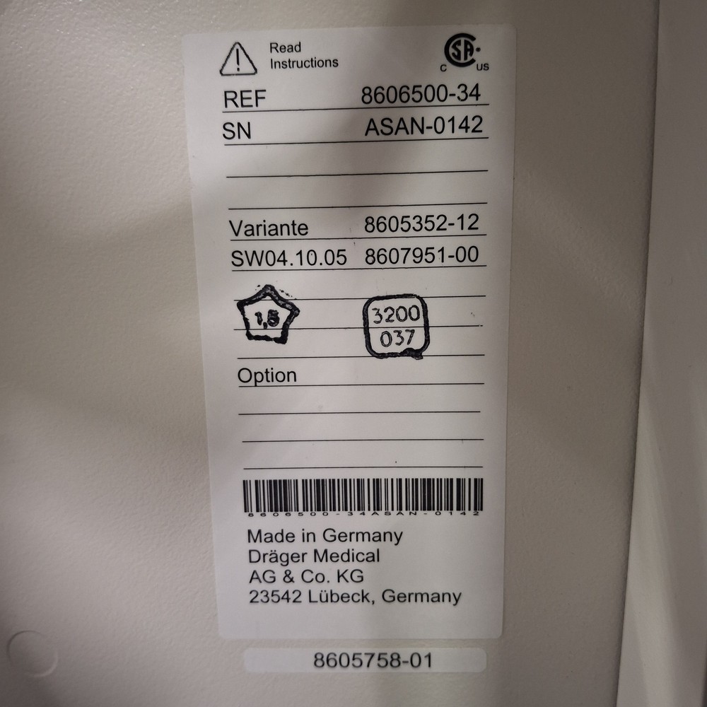 Draeger Medical Apollo Anesthesia System