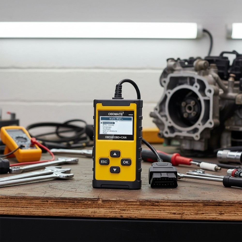 Compact OM201 Check Engine Code Reader: Your Essential OBDII Diagnostic Partner