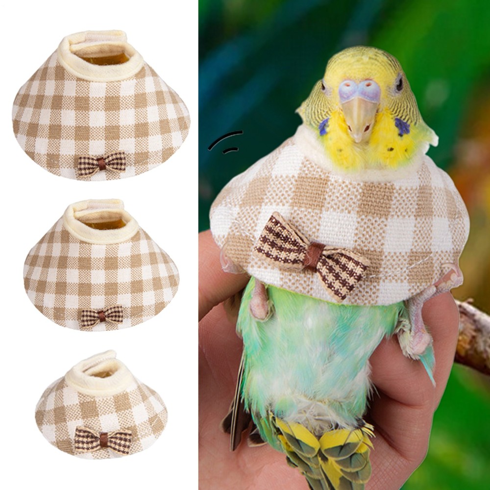 1Pc Bird Plucking Pet Parrot Ring Set Collar For Wound Prevention