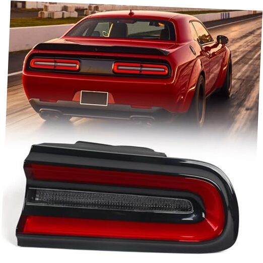 RH Outer Tail Light Compatible with Dodge Challenger 2015 Right Passenger Side