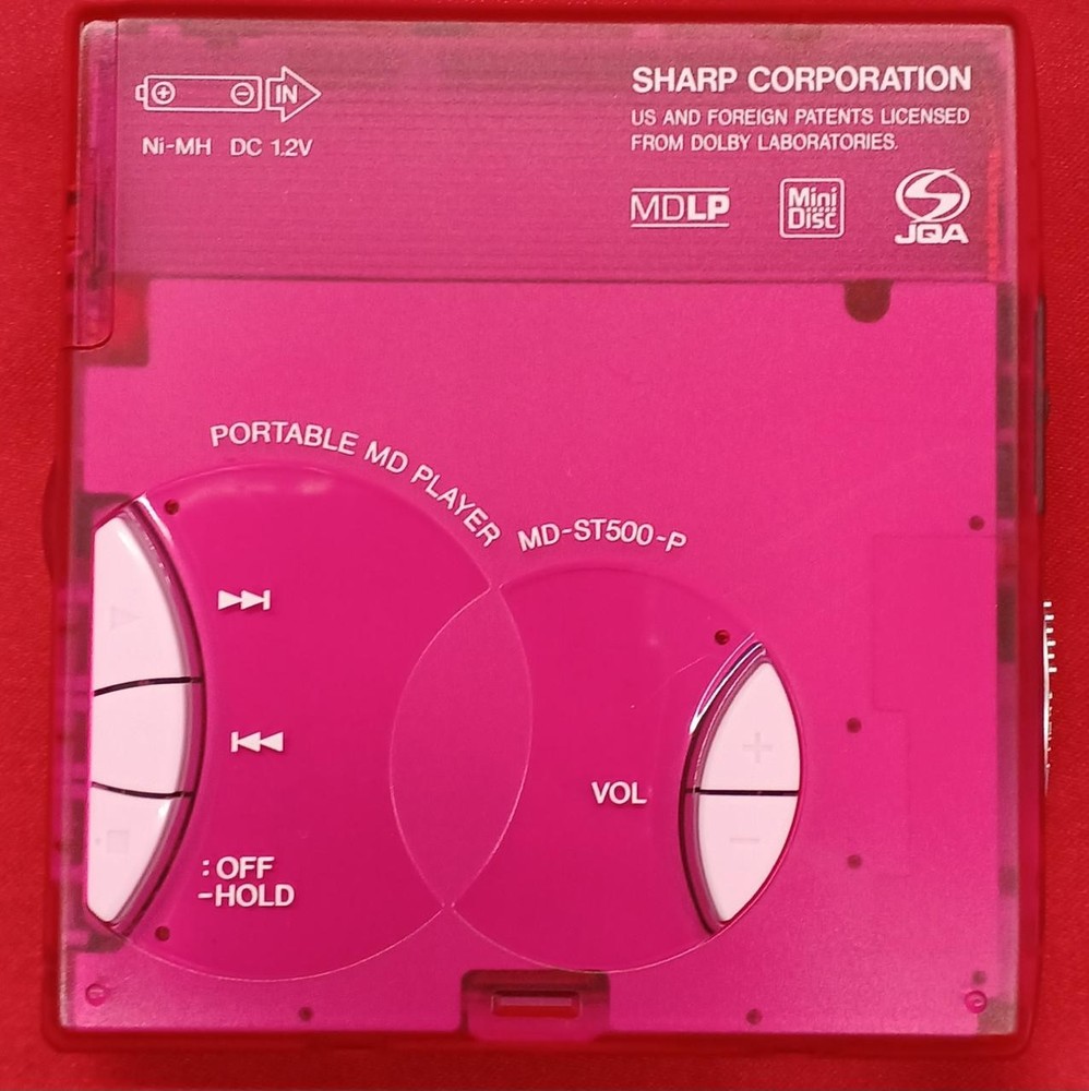 Portable MD Player Model MD ST500 SHARP