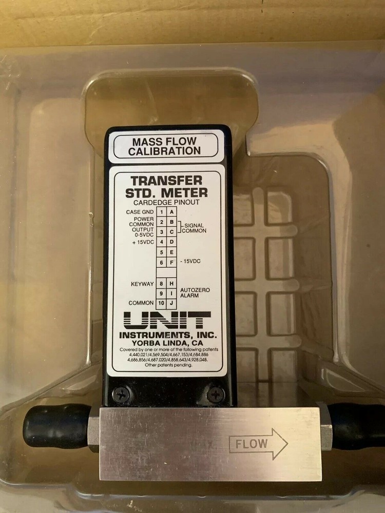 Unit UTM-1100, Mass Flow Calibration, Transfer Std. Meter, N2, 10 SLM, Used