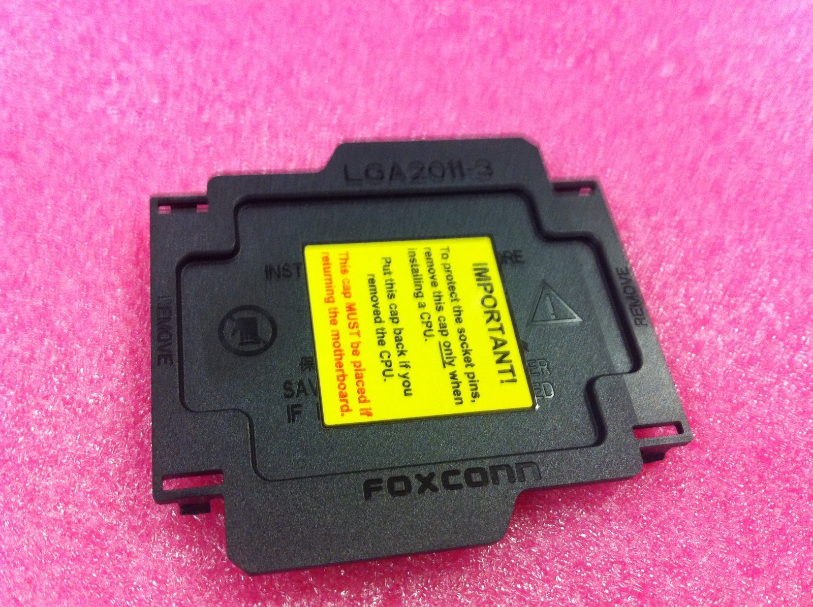 LOT 4 Pcs ORIGINAL FOXCONN LGA2011-3 CPU SOCKET COVER