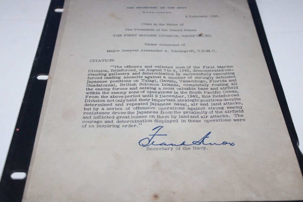WWII Era Military Training Document (Private Melvin D. Graham) #111