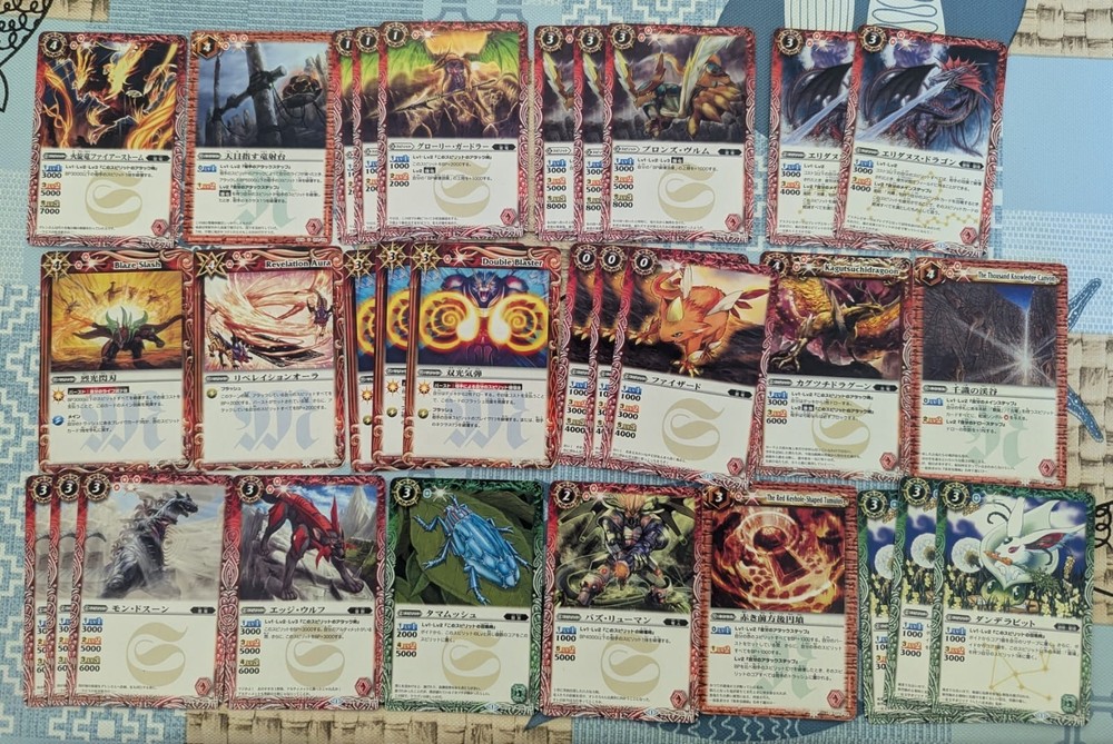 JP Battle Spirits Cards - Mixed Deck (As Pictured)