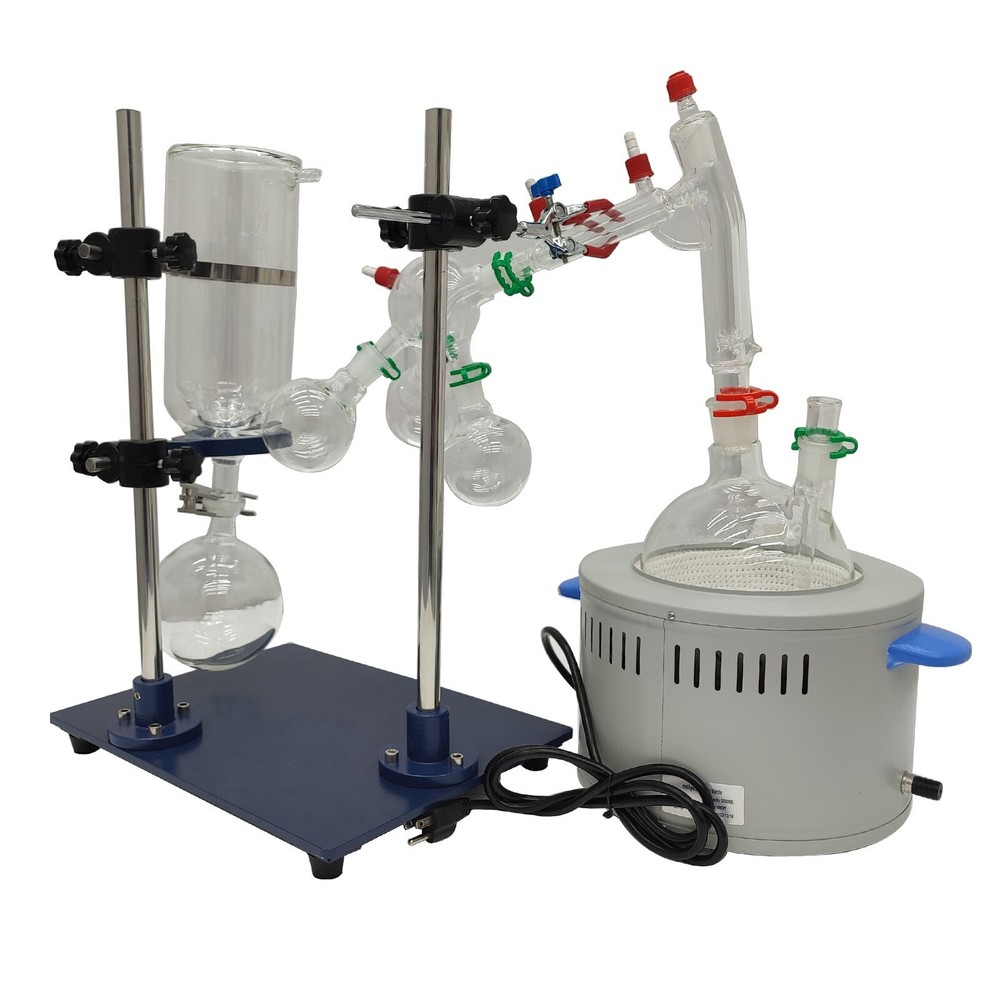 110V Short-range Molecular Distillation Apparatus Laboratory Heating Stirring