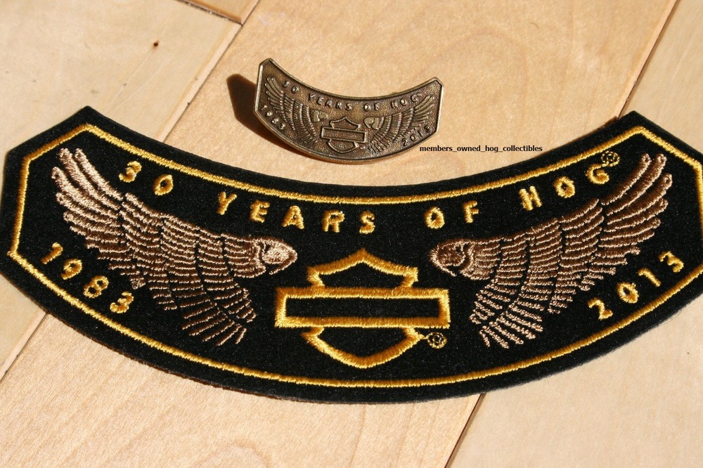 2013 HOG Patch & Pin membership set - Harley Owners Group