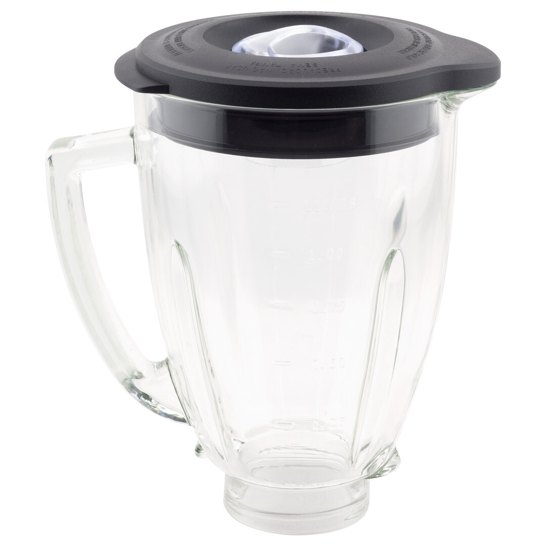 6-Cup Glass Jar 124461 with Lid, Compatible with Oster Classic Series Blender
