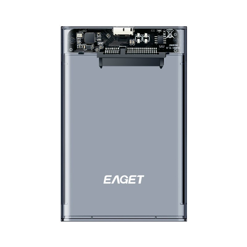 EAGET 2.5" External Hard Drive Enclosure USB 3.0 5Gbps SATA SSD Case UASP TRIM