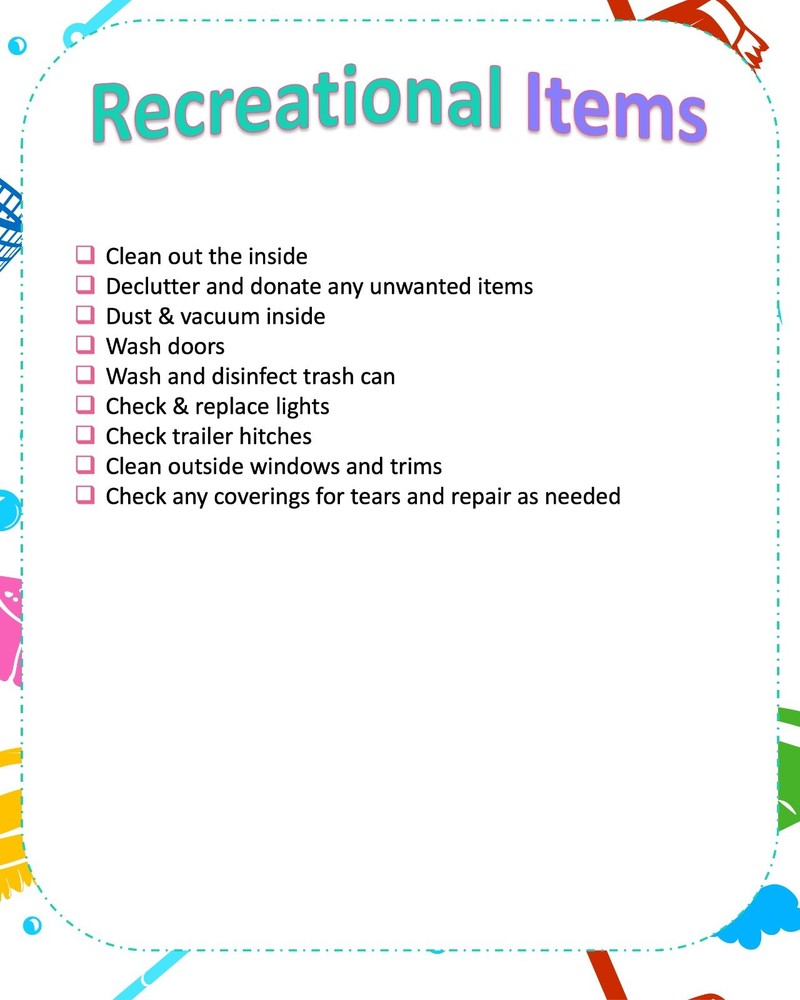 Spring Cleaning Planner