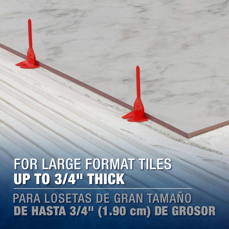 QEP 99839 LASH 360 Tile Leveling System 1/8" Posts (1,000 Pack)