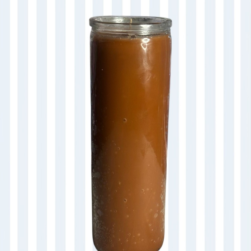7 Day Plain Candle Brown