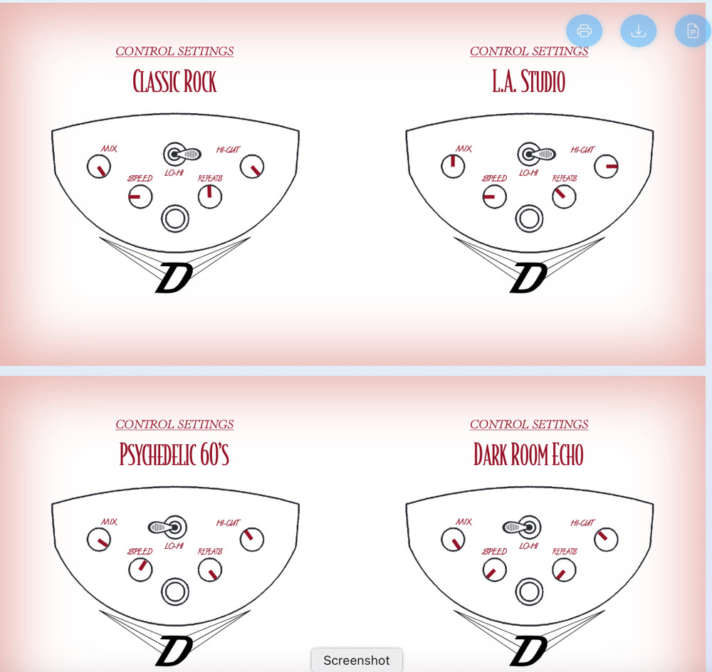 Danlectro Dan-Echo Delay Pedal First Mode including adapter