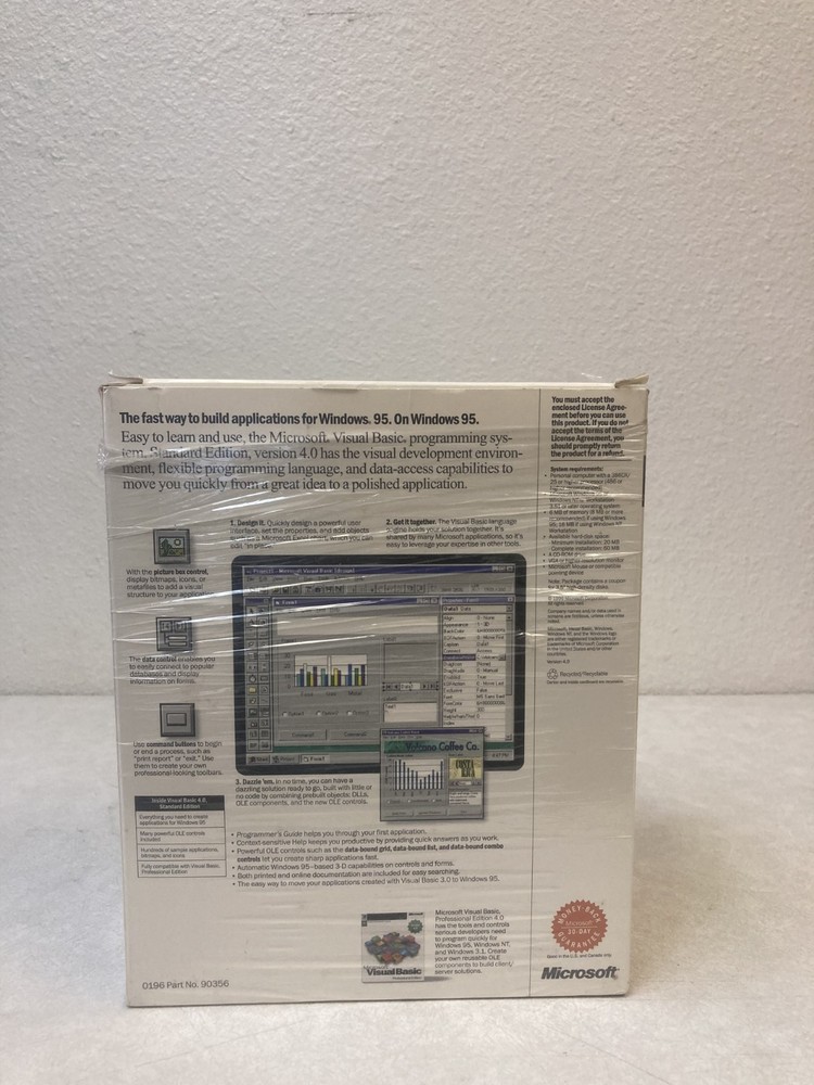 Microsoft Visual Basic Standard Edition Version 4.0