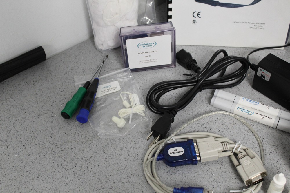 Scintrex Trace E3500 Hand Held Explosives Detector Bundle Nice Condition