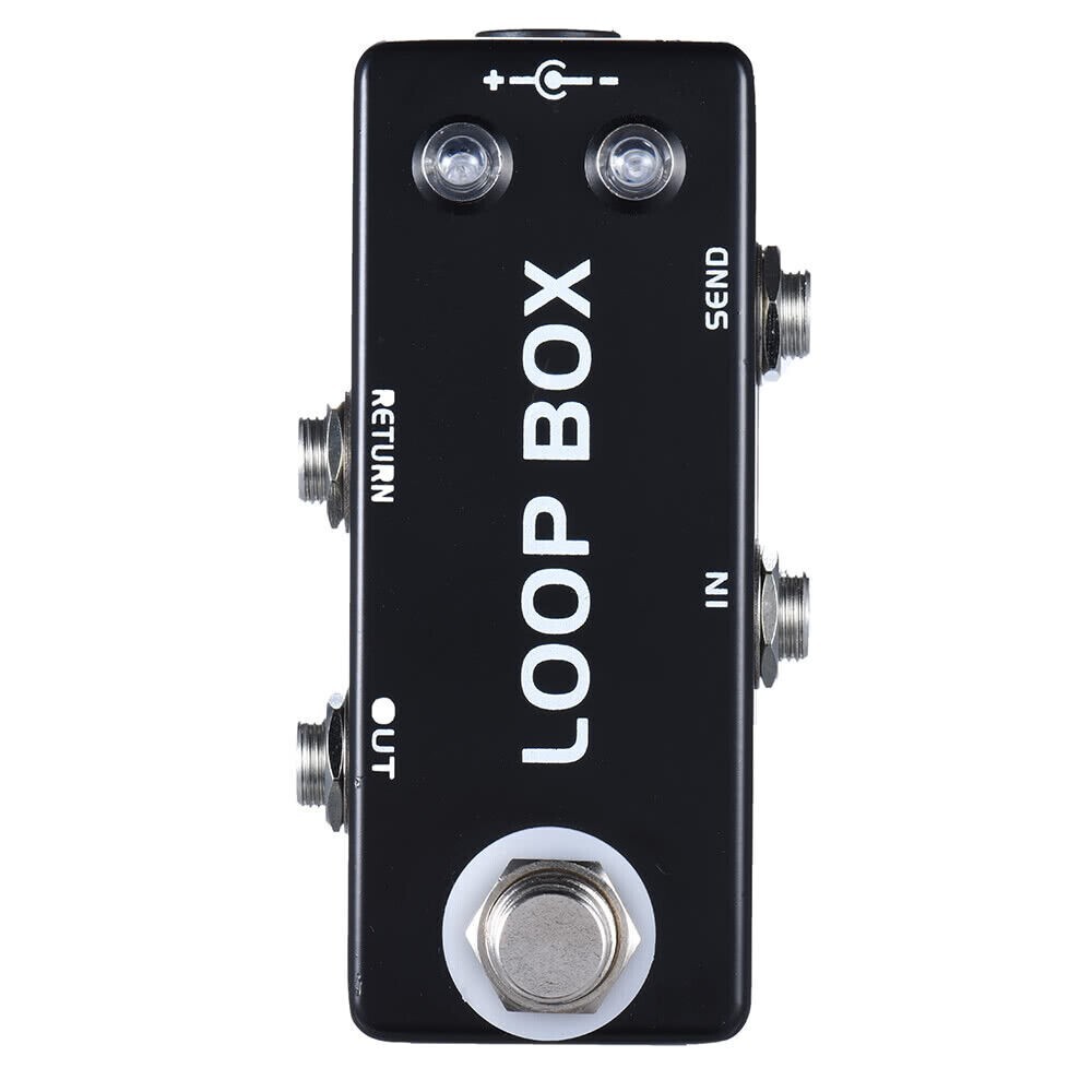 MOSKY Loop Box Mini Guitar Switcher Pedal True Bypass Looper Route Selection