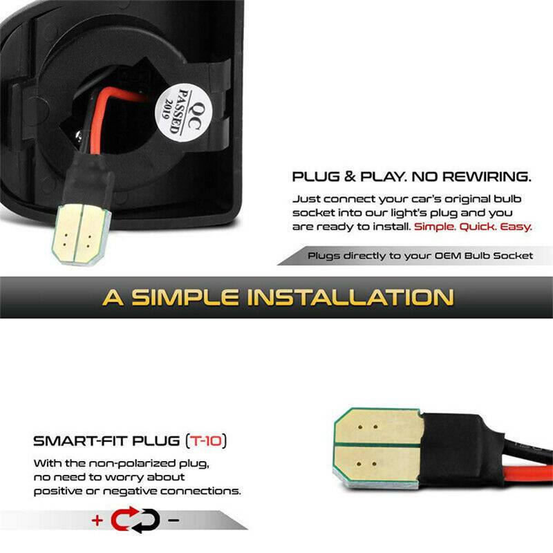 Plug-N-Play LED License Number Plate Light For Chevy Silverado 1500 2500 3500