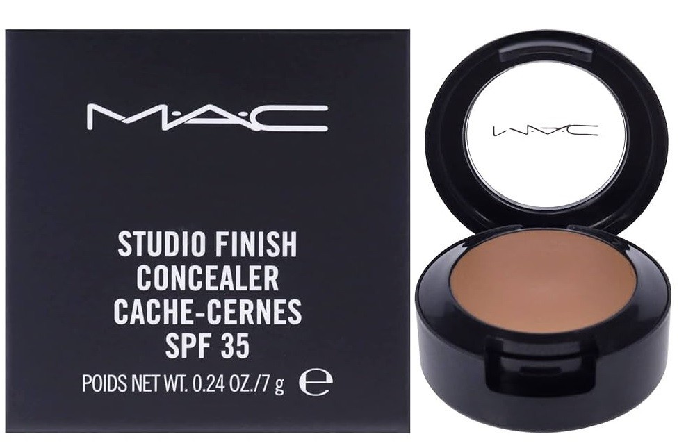 MAC STUDIO FINISH CONCEALER SPF 35 CREAM CAMOUFLAGE .24 OZ / 7 G RARE HTF NIB