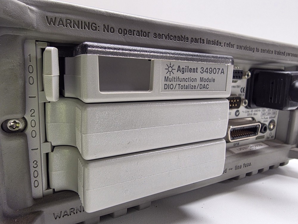 Agilent 34970A Data Acquisition Switch Unit with DIO Totalize DAC Module Card