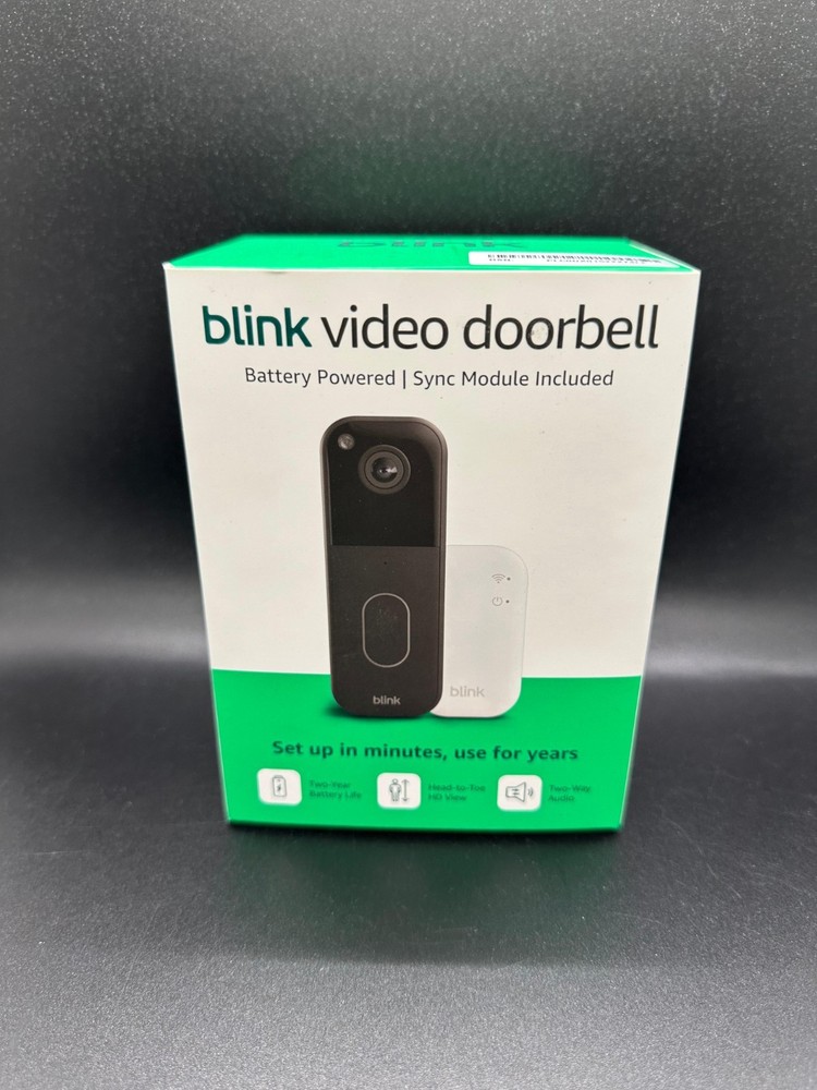Blink Video Doorbell (newest model) – with Sync Module Core