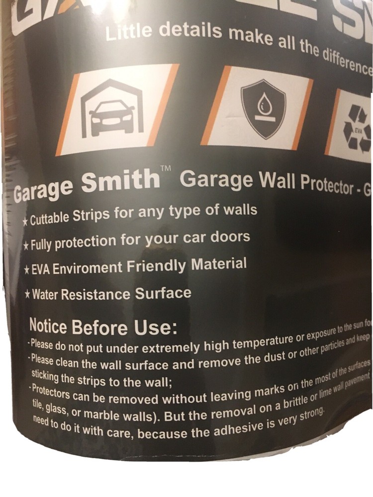 Garage Smith Garage Wall Protector (2 Pack) By Ampulla Brands