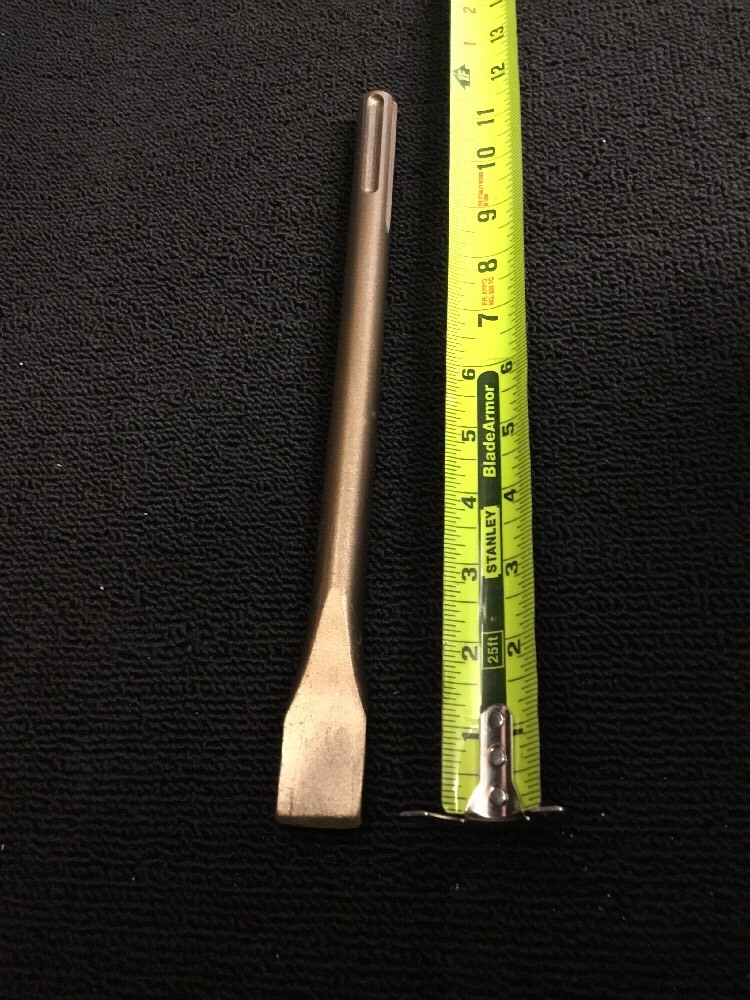 HILTI CHISEL FLAT SDS MAX 1" X 12" PREOWNED, FREE HAT, FAST SHIP