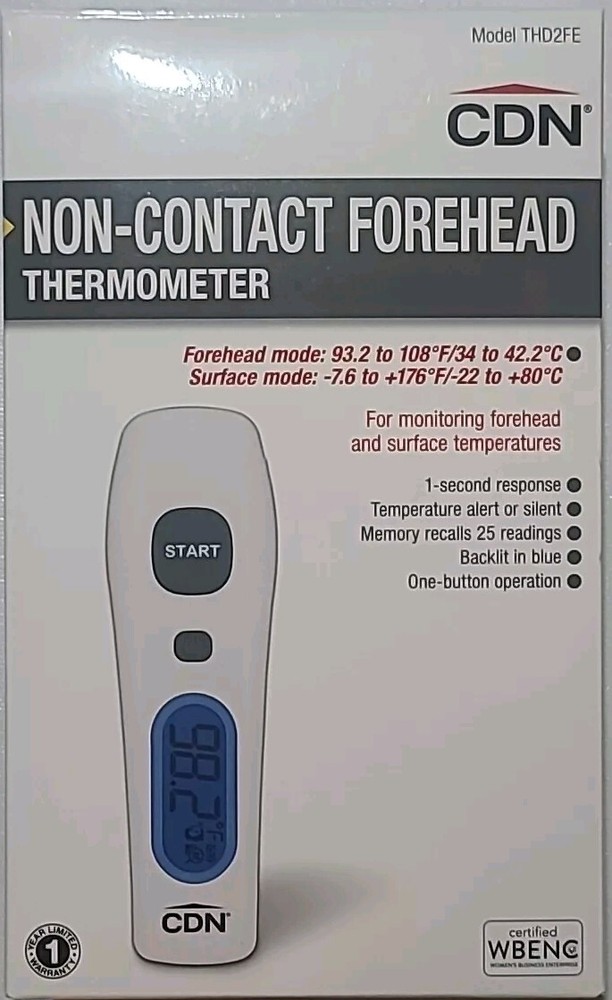 CDN Non-Contact Forehead Thermometer with 1 Second Response
