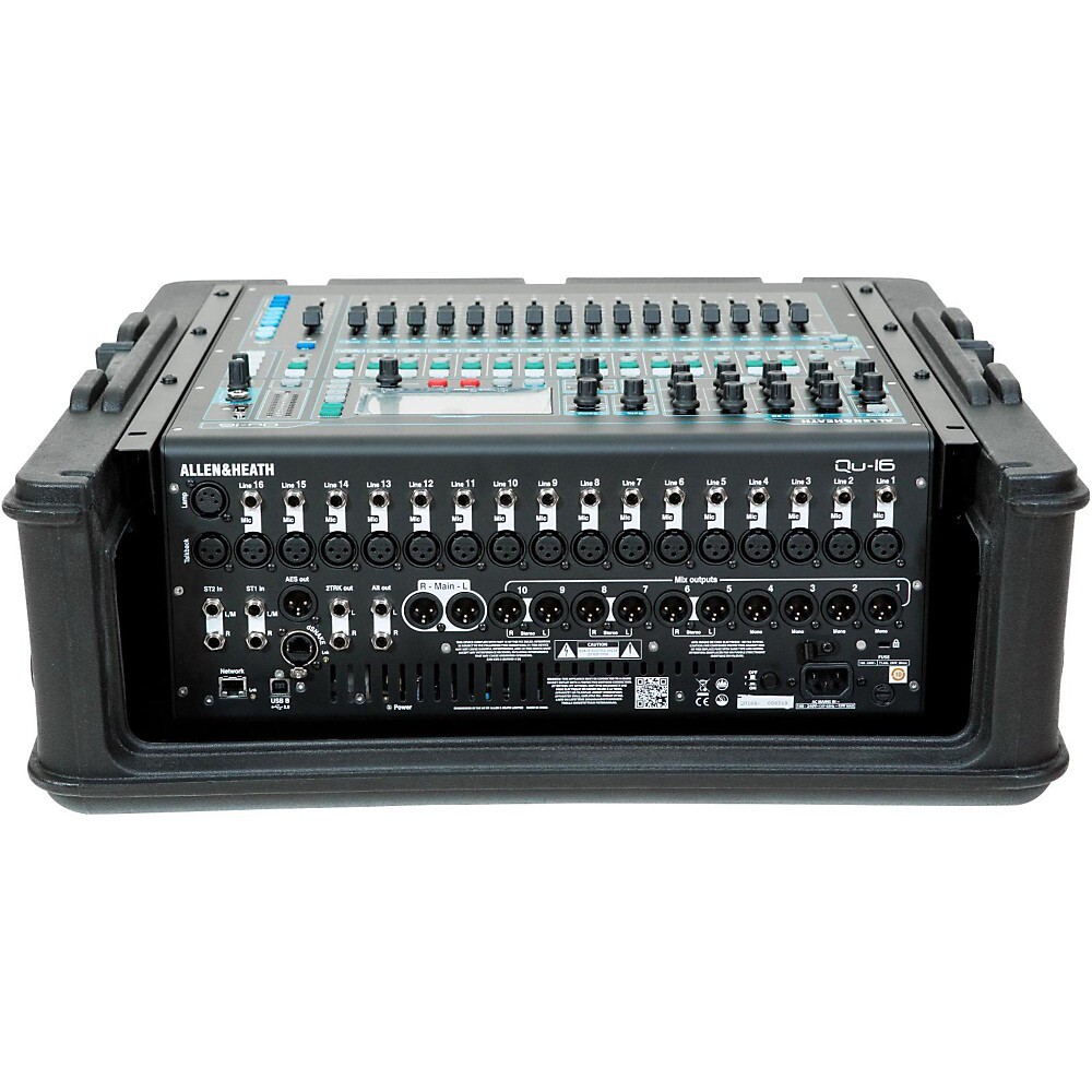 SKB 10U Slant Mixer Case with Hardshell Top