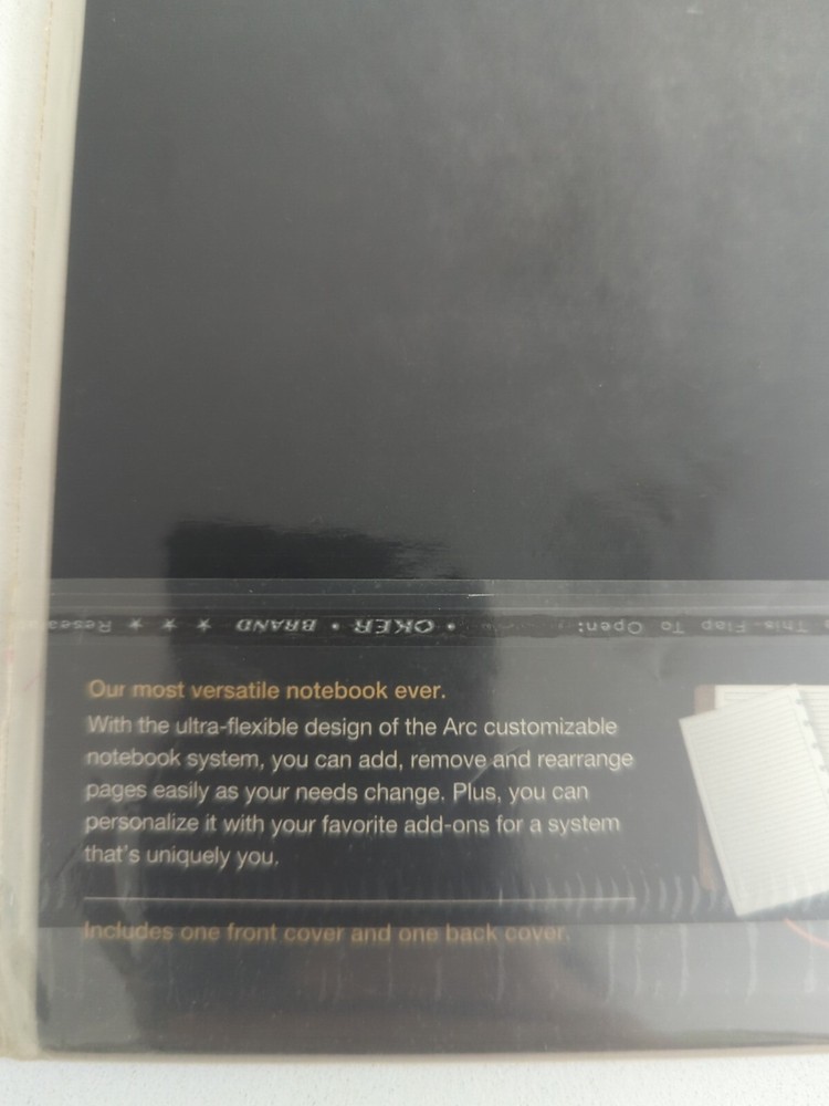 ARC Poly Cover Set 5005 Customizable Notebook System STOP DREAMING START Doing