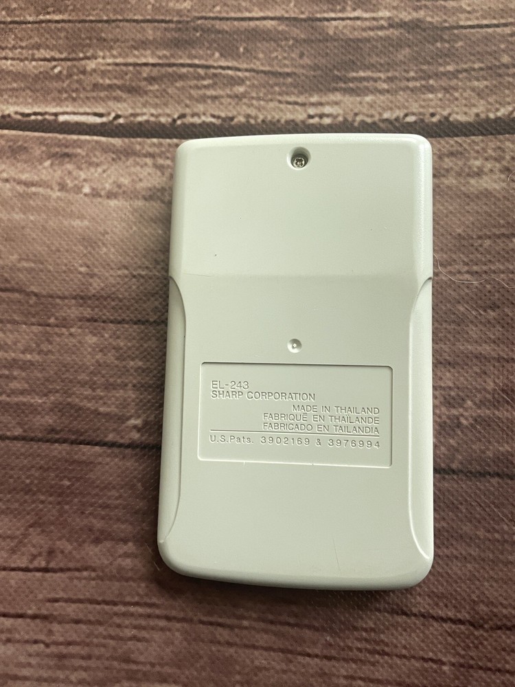 Sharp Elsi Mate EL-243 Solar Cell Calculator