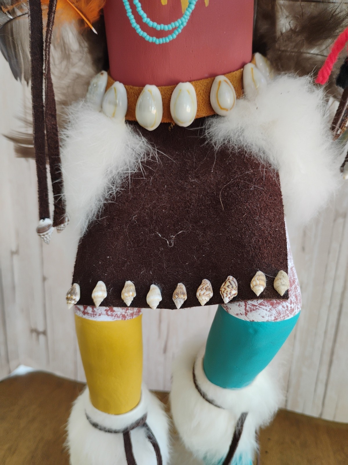 Vintage Large Navajo Kachina Doll Chasing Star Signed By Artist I McB