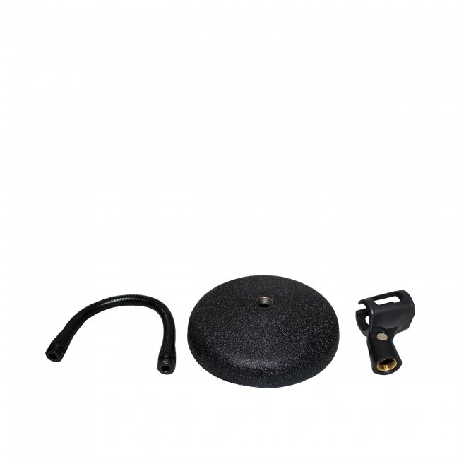 Pro X Gooseneck Desktop Microphone Stand With 6" Round Base