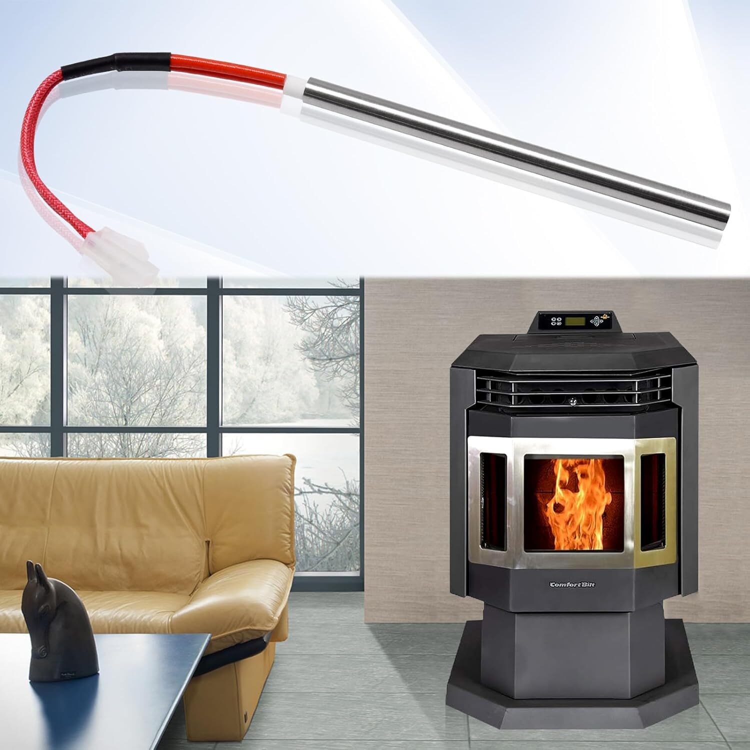 For ComfortBilt HP21 HP22 HP22I HP22N HP50 HP50GC HP61 Pellet Stove Igniter