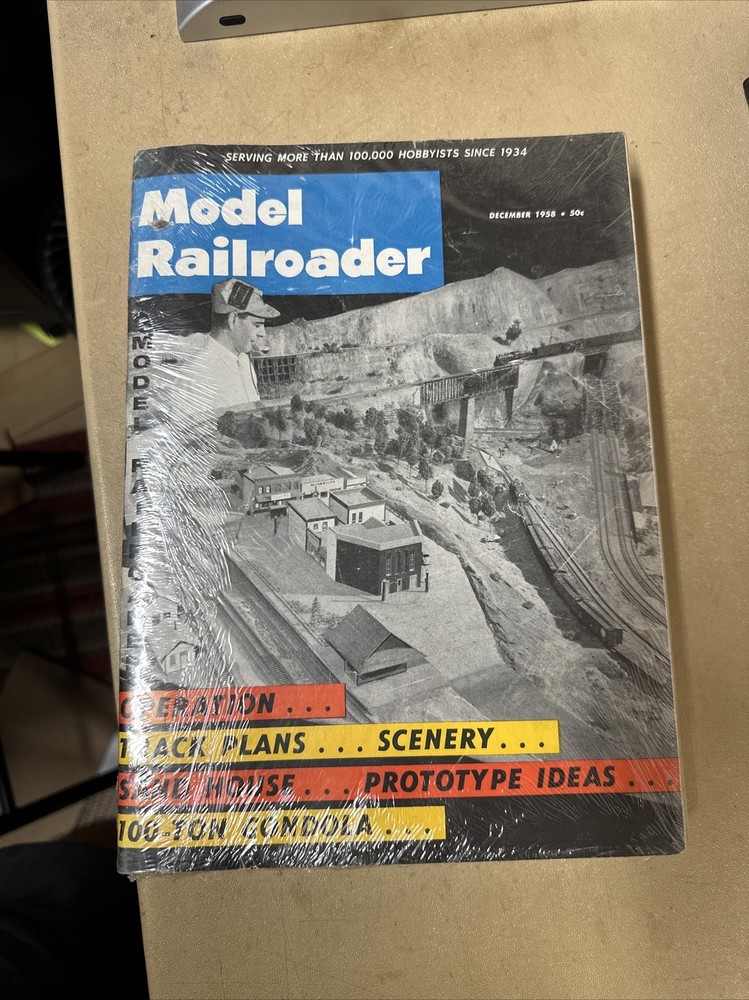 Model Railroader Magazine Complete Year 1958