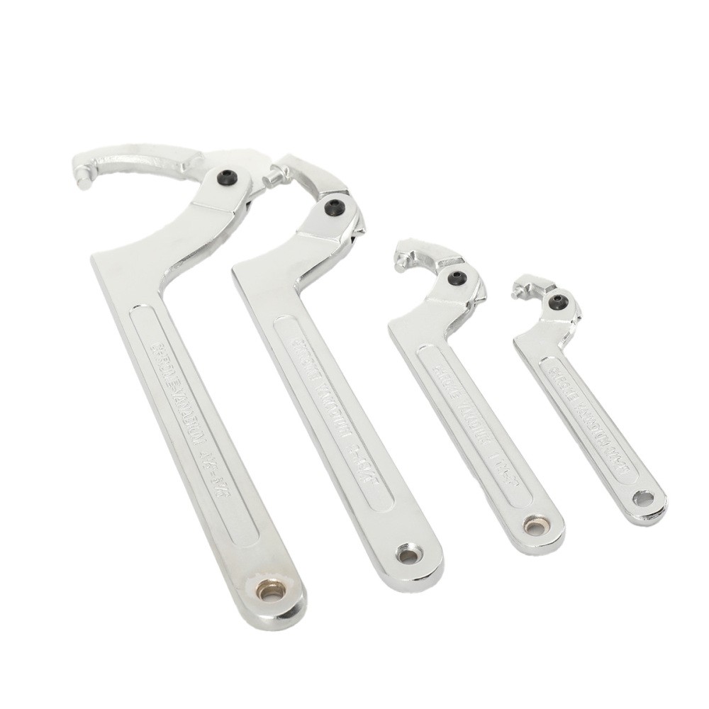 Adjustable Spanner Hook Wrench for Hydraulic Ram Cylinder Mechanical Machine