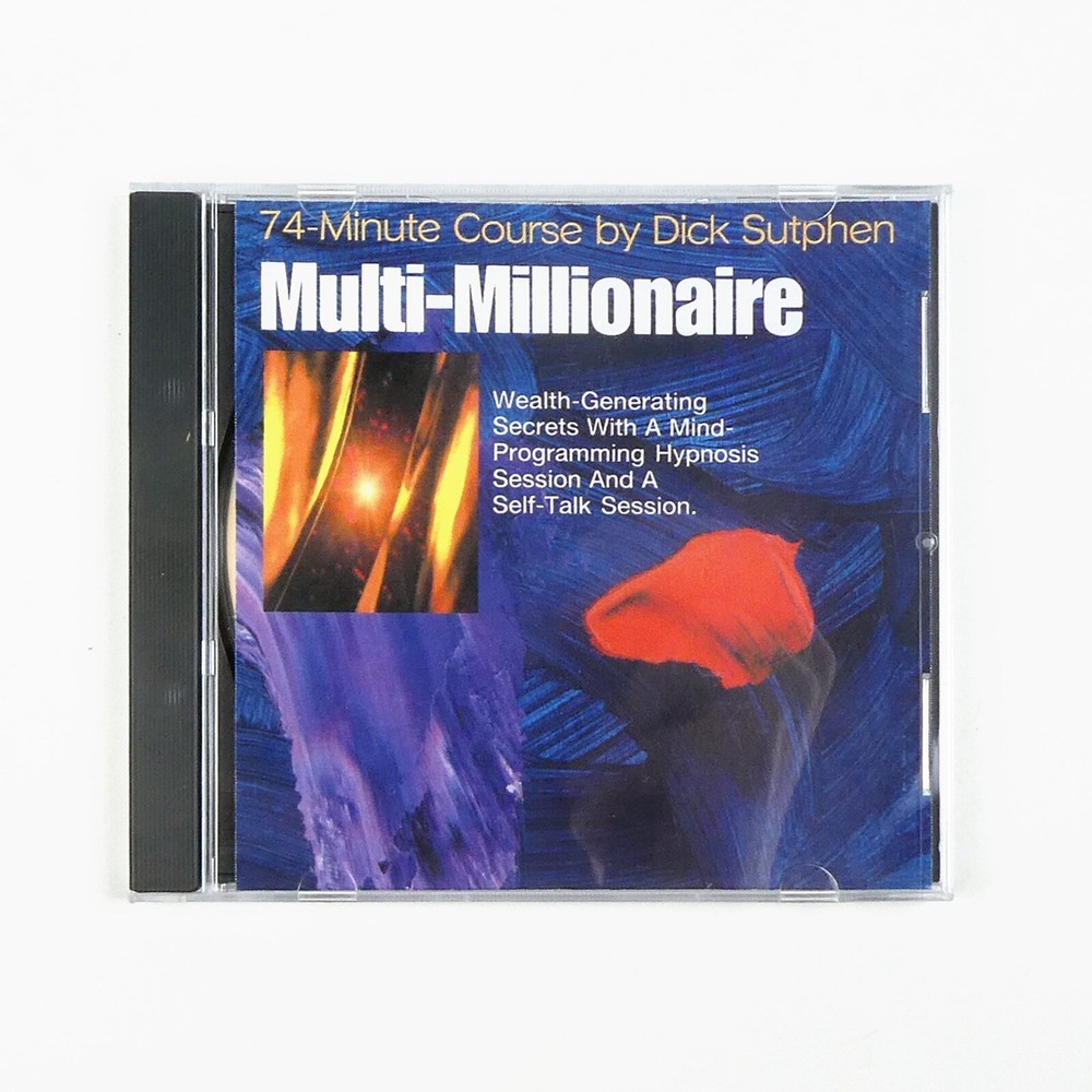 MULTI-MILLIONAIRE MindSet Course & Self Hypnosis CD Dick Sutphen mind set Audio